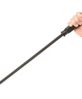 25 Inch Angled Tip Pry Bar With Striking Cap And Textured Non Slip Handle For Heavy Duty Prying And Lifting In Tight Spaces High Leverage Tool Built Tough For Pro Grade Jobs held in hand