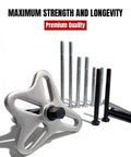 46Pcs Harmonic Balancer Puller Set With Steering Wheel Flywheel Crankshaft And Pulley Pullers in carbon steel, bolts and components visible