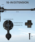 Product dimensions for 15 Amp 125V Shore Power Inlet With Weatherproof Outlet Receptacle Box And 16 Inch Outdoor Extension Cord.