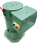 5 kW Hydroelectric Generator For Off Grid Power 220 Volt 60 Hz Single Phase Water Turbine with green casing and controls