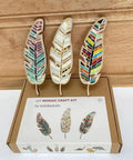 DIY Mosaic Kit For Grownups With Feather Bird Cat And Heart Designs Christmas Gift Arts And Crafts Fun Set With Grout And Tools