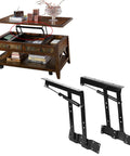 Lift Up Coffee Table Mechanism Kit With Hydraulic Hinge Lifting Frame For Furniture, Heavy Duty Steel Top Lifter, Space Saving Hardware