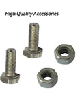 Durable 8 Inch Tungsten Carbide Coated Auger Blade Replacement Kit Installation Hardware Bolts and Nuts