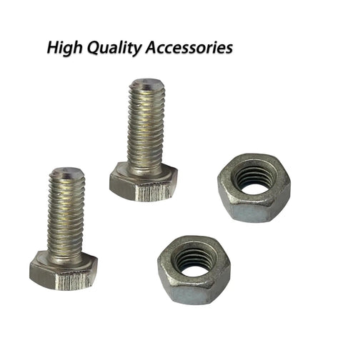 Durable 8 Inch Tungsten Carbide Coated Auger Blade Replacement Kit Installation Hardware Bolts and Nuts