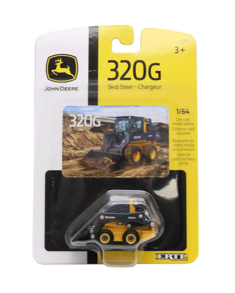G Series 320G Skid Steer Loader Toy One Sixty Fourth Scale Die Cast With Working Loader Arm And Pivoting Bucket Realistic Graphic