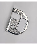 Replacement Water Tank And Drip Tray Assembly For Nespresso J520 Plus Coffee Machines Water Tank Cover And Base Accessory Set Compatible Spare Part For Home And Commercial Use, showing a chrome drip tray and cover.