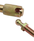 Quick Release Cable End For Throttle Linkage 5/16-24 RH Thread Steel Stud,.341 Inch Ball Diameter, 0.7 Inch Thread Length, Universal Throttle Or Control Linkage Connector For Cars, Boats, And ATVs, Fast Install And Easy Service.