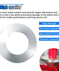 Shop Grade Billet Aluminum Manual Tire Changer Centering Cone Fits 1.67 Inch Posts, silver matte finish for stable performance.