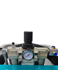 Close-up of Heavy Duty Polyurethane Foam Spray Machine pneumatic regulator gauge for precise pressure control.