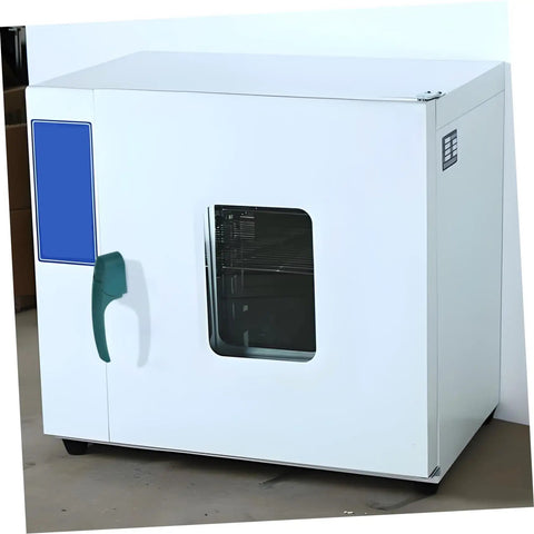 Heavy Duty Commercial Kitchen Oven Handle Replacement on a white vacuum chamber drying cabinet with a green grip.