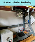 Post-installation of Energy Saving High Performance Sewing Machine Servo Motor with controller and foot switch, 110V AC 750W