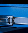 Real Deal High Grade Steel Tool Cabinet With Safety Lock, Lockable Storage Chest Built Dang Tough drawer rail detail.