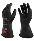 Pro Grade Rubber Electrical Safety Gloves Class 0 Up To 1000 VAC And 1500 VDC Size 8 11 Inch Cuff Lineman Electrician PPE For High Voltage Jobs ASTM Compliant