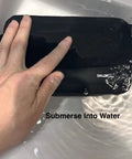 Floating Waterproof Fanny Pack Waist Pouch For Phone Wallet Keys Passport Cards Up To 1.5m Submersion shown in water test