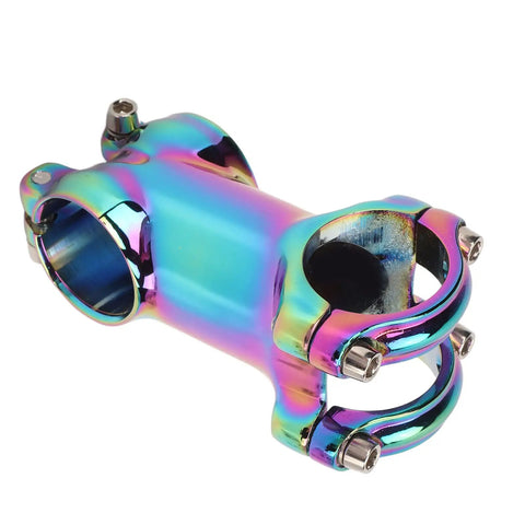 Lightweight Aluminum Alloy Bicycle Stem With CNC Machining In Dazzle Color, 31.8mm Handlebar Stem For Mountain And Road Bikes