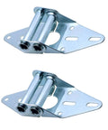 2 Pack Garage Door Hinges With Galvanized Finish Heavy Duty 14 Gauge Steel For Residential And Light Commercial Replacement