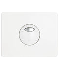 Skate Actuation Plate White For Dual Flush Toilets, ABS Cover, Scratch Resistant StarLight Finish, Start Stop Or Dual Flush Actuation
