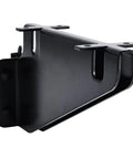 4 Pack E Track Fixed Shelf Brackets For Trailer Truck Warehouse And Garage Heavy Duty Rust Resistant Black Finish Fits E Track Or X Track Rails Adjustable Width To Match Your Rail System Durable 9.4 By 4.2 By 2.5 Inch Size shown at an angle