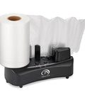 Air Cushion Machine And Air Pillow Maker With 300 Meter Film No Cap, compact design with adjustable density for shipping.