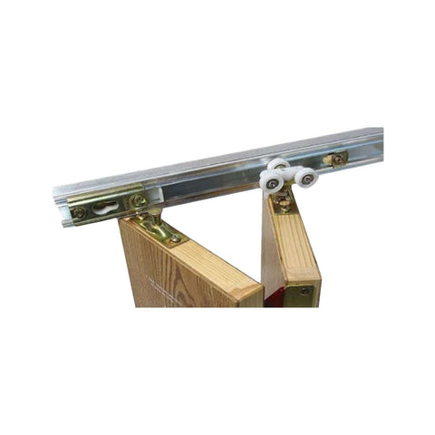 Heavy Duty Bi Fold Door Hardware Kit For 72 Inch Custom 4 Door System, Fits Doors From 1 Inch To 1 And 3 Quarter Inches Thick, Patented Tricycle Hangers