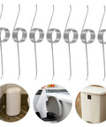 Grab A Sweet Set Of 20 Trash Can Spring Kits For Smooth Silent Lid Operation, Featuring Sturdy Stainless Steel Torsion Springs With Easy Install To Repair Home Office Garbage Bins And Save Cash On Replacements Today, 20 springs