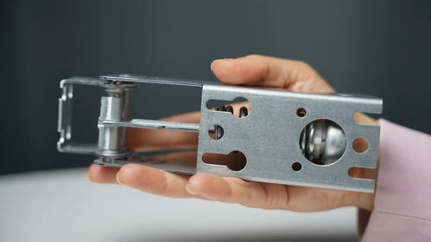 Heavy Duty Chest Freezer Door Hinge With Spring And Cover Replacement Part For Top Opening Freezers Built Tough With Durable Metal