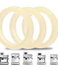 54mm Silicone Steam Ring Replacement Gasket For Espresso Machines Dope Fit On Breville And Sage Models 870 878 880