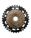 TZ500 Tourney 7 Speed Freewheel 14-28T for Bikes with SIS Compatible Steel Construction