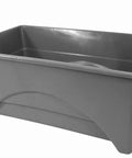 Start Pickin Raised Bed Grow Box With Self Watering And Enhanced Aeration Mobile Starter Box For Small Herb Gardens Slate Color