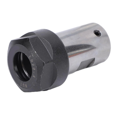Heavy Duty Motor Shaft To ER20 Milling Spindle Adapter 12mm Collet, showing a precision ER20 collet holder made from 40Cr steel.
