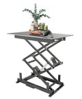 Heavy Duty 24V Electric Scissor Lift Table With 180 Lbs Capacity And Remote Control Featuring Durable Iron Frame For Rugged Jobsite Lifting Tasks with decor
