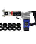 Get The Job Done Right With This Elukht Plug-In Electric Hydraulic Crimping Pliers Set. Portable crimper with multiple die sizes suitable for copper and aluminum.