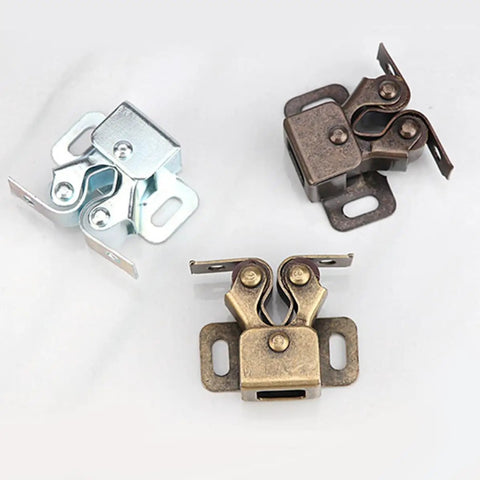10 Pack Adjustable Steel Door Buckle Latches With Spring Ball Mechanism for furniture and cabinets in three colors
