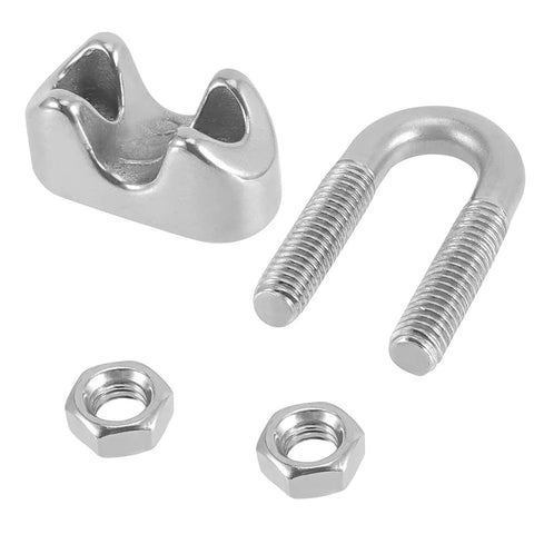 20 Pack 3/8 Inch Wire Rope Clamps Heavy Duty Stainless Steel Cable Grips Rock Solid M10 Wire Cable Clips Built Tough With Top Shelf Rust Protection For Daily Rigging