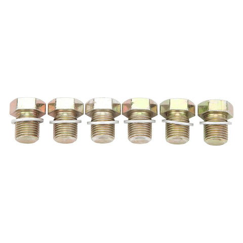 Fix Those Stripped Threads And Stop Oily Leaks With This Epic 13Pc Oil Drain Plug Repair Kit For M13 X 1.5mm Pan Screws, 13 aluminum plugs