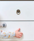 Vintage Ring Pull Handles 8 Pack With Antique Bronze Finish For Cabinets Drawers Dressers And Furniture Hardware Durable Metal