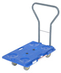 Interlocking Plastic Dolly Handle Attachment Dark Gray With Optional Steel Handle For Easy Efficient Grip Ready Lifting