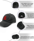 Effortlessly Cool Lightweight Summer Cotton Dad Hat For Women With Adjustable Strap Breathable Washed Style One Size Fits Most