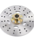 Beefed Up 740Mm Rear Axle Kit With Brake Assembly For Go Kart And 50Cc ATV Rear Shaft, showing 160mm 4mm thick disc brake.