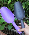 Lightweight Plastic Garden Shovels Set With Ergonomic Handles, Mini Spatulas For Planting And Transferring Soil, Indoor Gardening Tools, Easy Plant Care And Maintenance, purple and black