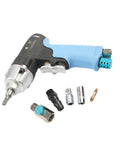 Heavy Duty Mini Air Impact Wrench 65Nm Torque 12000 Rpm With Variable Speed Control Lightweight Aluminum Body, accessories included.