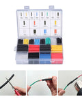 Get This Awesome Jeanoko Heat Shrink Tubing Kit With 580 Pieces In Assorted Sizes For Top Electrical Insulation And Wire Protection In Cool Colors Like Black Yellow Blue Red Green And Clear Perfect For Daily Maint. 580-piece heat shrink tubing kit in assorted colors, open case, for wire insulation and repair
