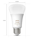 Smart 60W A19 Color Ambiance LED Bulbs 2 Pack White and Color Changing Lights That Bring the Vibe 800 Lumens E26 Indoor Lamps