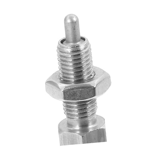 Heavy Duty Stainless Steel Black Self Locking Knob Plunger Pin With Quick Release Spring Loaded Threaded Positioning Screw For Rock Solid Rolling Toolboxes And Shop Grade Storage Gear