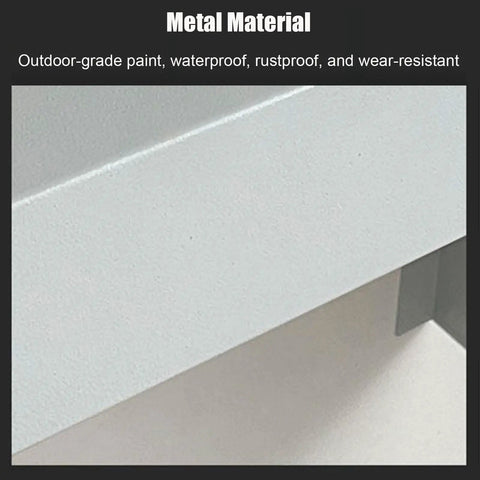 Close-up of Tough As Nails Weatherproof EV Charger Cover And Steel Outdoor Protective Shell showing durable metal material.