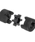 1 Inch To 1 Inch L-Jaw Flexible 3 Piece Coupling Set With Buna N NBR Rubber Spider HT250 Steel for log splitter power transmission