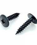 No 8 By Three Quarter Inch Black Phosphate Self Tapping Screws For Wood And Metal 100 Count Heavy Duty Phillips Modified Truss Head Deep Thread