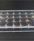 Hands On Magnetic Field Demonstration Plate Kit For Physics Class Transparent Cuboid Teaching Apparatus With 24 Steel Needles