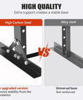 High Carbon Steel base vs Alloy steel base comparison for Heavy Duty 20 Ton H Frame Hydraulic Shop Press.