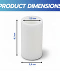 AF40P-060S Replacement Air Filter Element For AF40 Series, 5 Micron Nonwoven Filtration, dimensions shown in centimeters